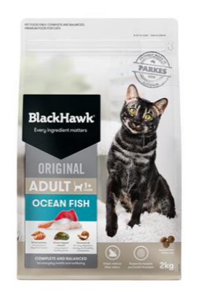 BLACK HAWK ORIGINAL CAT OCEAN FISH 2KG