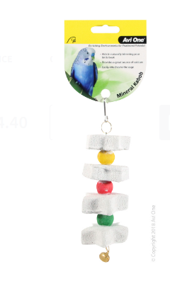 Avi One Bird Toy - Mineral Star Kabob 18x5.5x5cm