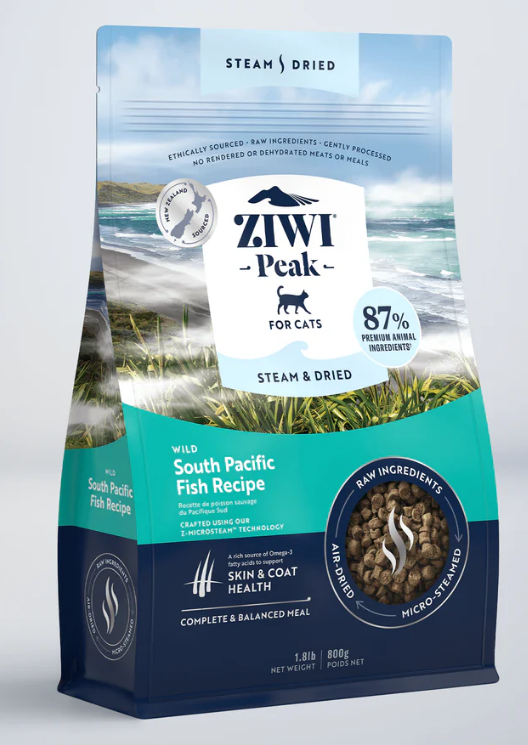 Ziwi Peak Steam and Dried Cat Fish 800g