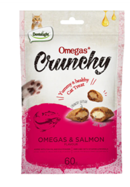 Dentalight Cat Treat Omegas & Salmon Flavour 60g