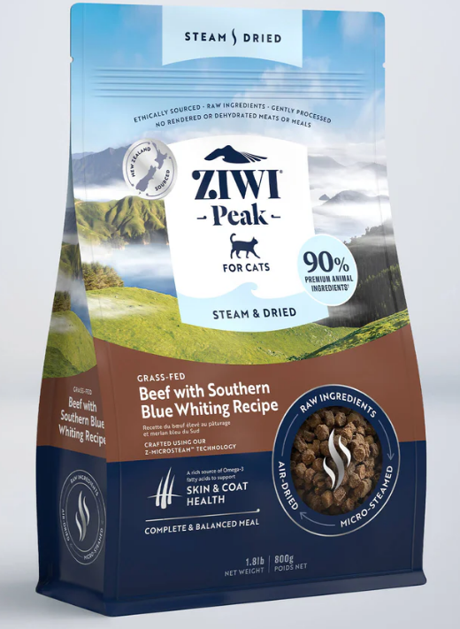 Ziwi Peak Steam and Dried Cat Beef 2.2kg