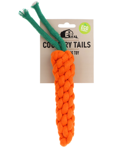 Country Tails - Carrot Rope Toy