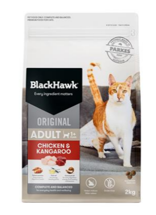 BLACK HAWK ORIGINAL CAT CHICKEN AND KANGAROO 2KG