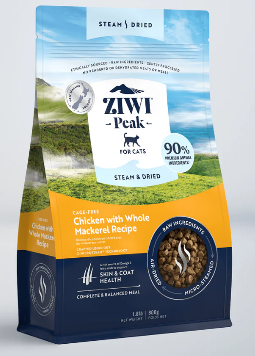 Ziwi Peak Steam and Dried Cat Chicken 2.2kg