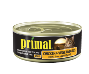 Primal Cat Chicken & Vegetable 100g