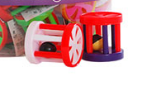 Cat Toy Drum with Bell (Assorted Colours)