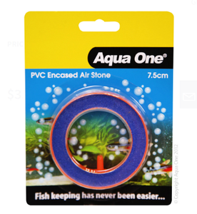Aqua One Air Stone - PVC Encased Beauty Round 7.5cm