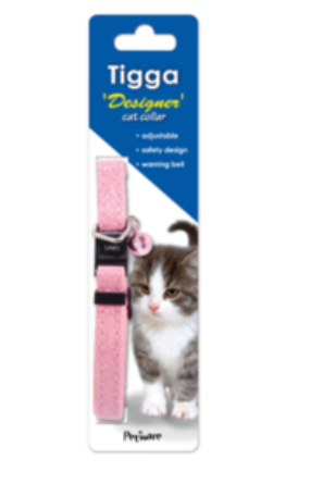Tigga Glitter Cat Collar 10mm x 330mm