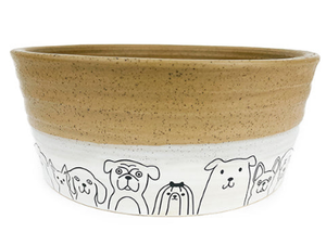 Barkley & Bella Bowl Ceramic Pooch 19cm