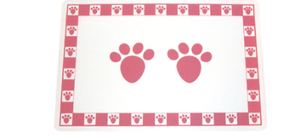 Pet Paws Pink Placemat