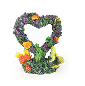 A/Orn Heart Shaped Coral 15cm