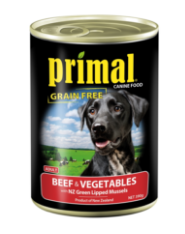 Primal Dog Can Beef & Vegetable 390g