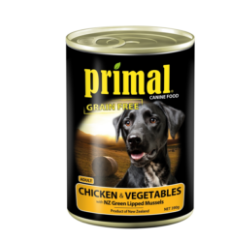 Primal Dog Can Chicken and Vegetables 390g