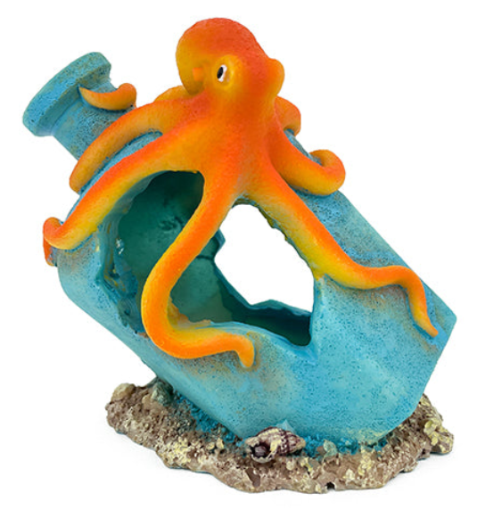 Aqua Care Ornament Octopus on Bottle