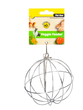 Pet One Veggie Feeder Ball Hanging 12cm