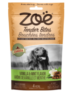 Zoe Tender Bites 150g Vanilla and Mint