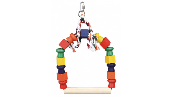Trixie Arch Swing with Colourful Blocks 29x20cm