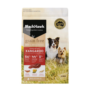 BlackHawk Dog Grain Free Kangaroo 2.5kg