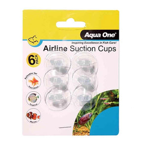 Air Line Suction Cups Aqua One (6pk)