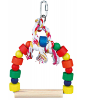 Arch Swing with Colorful Blocks 19x13cm