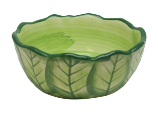 KT Ceramic Vege T Bowl Medium Cabbage