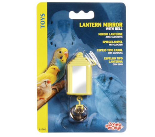 Bird Mirror Lantern with Bell